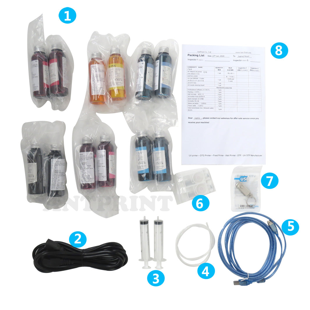 AP-A4pro2 food printer packing list