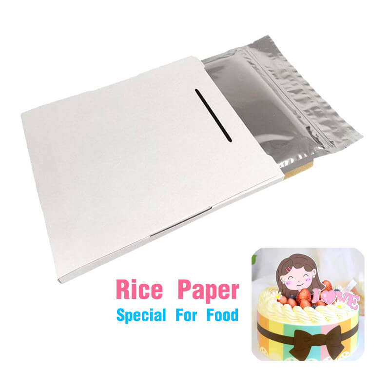 Ricepaper printing by