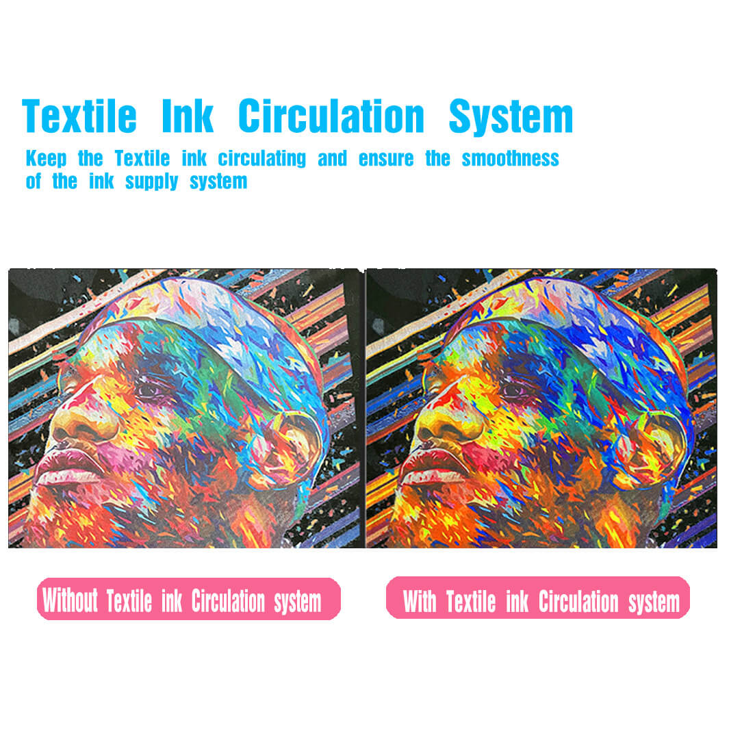 dtg shirt printer with circulation system