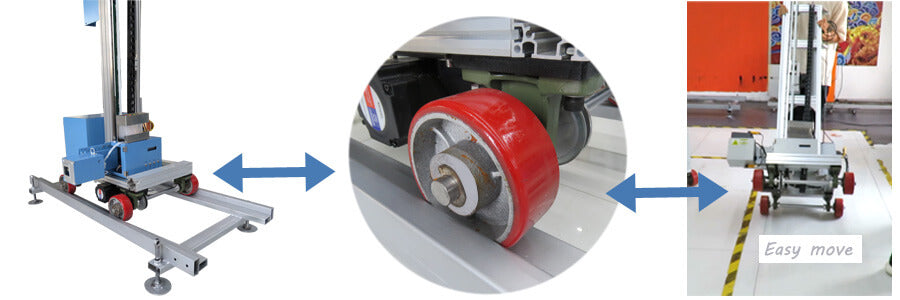 wall printer with big wheel