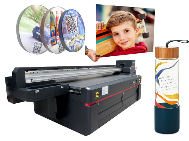 glass uv printer
