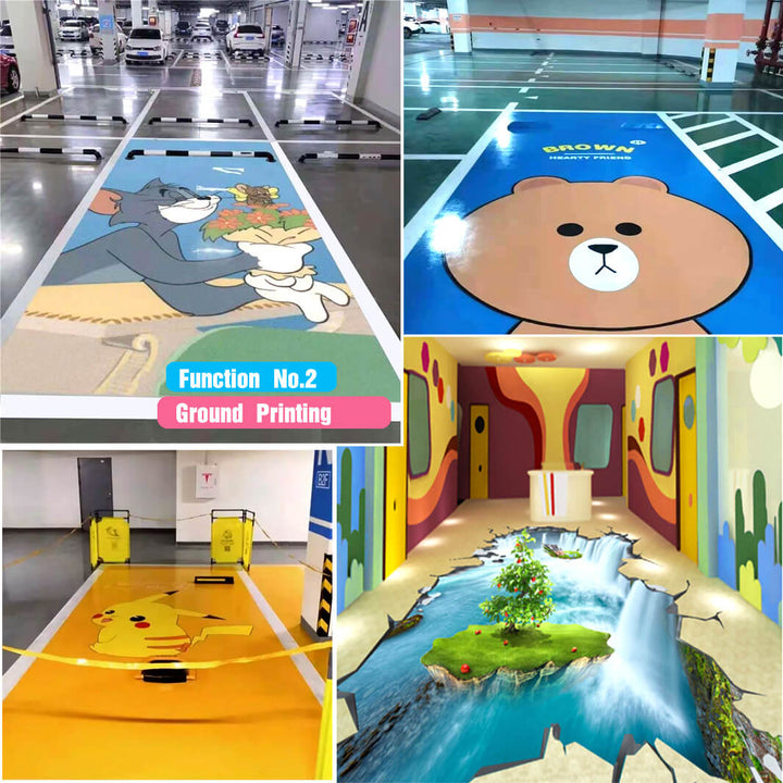 3D Vertical Mural Wall Printer Machine also Floor Printing | M Series