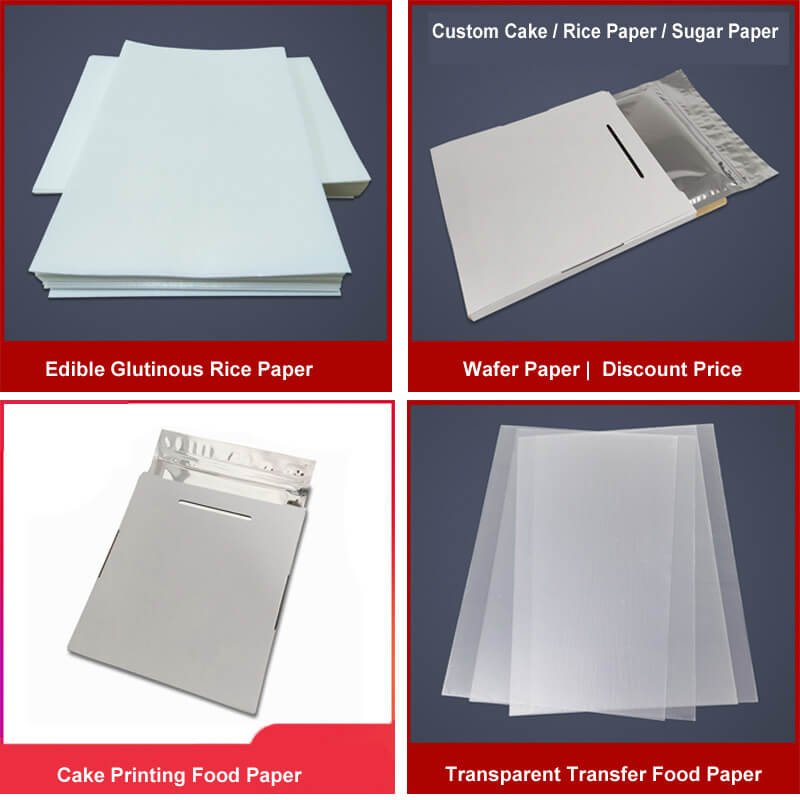 Edible Rice Paper For Cakes Sugar Chocolate Decorations | AntPrint