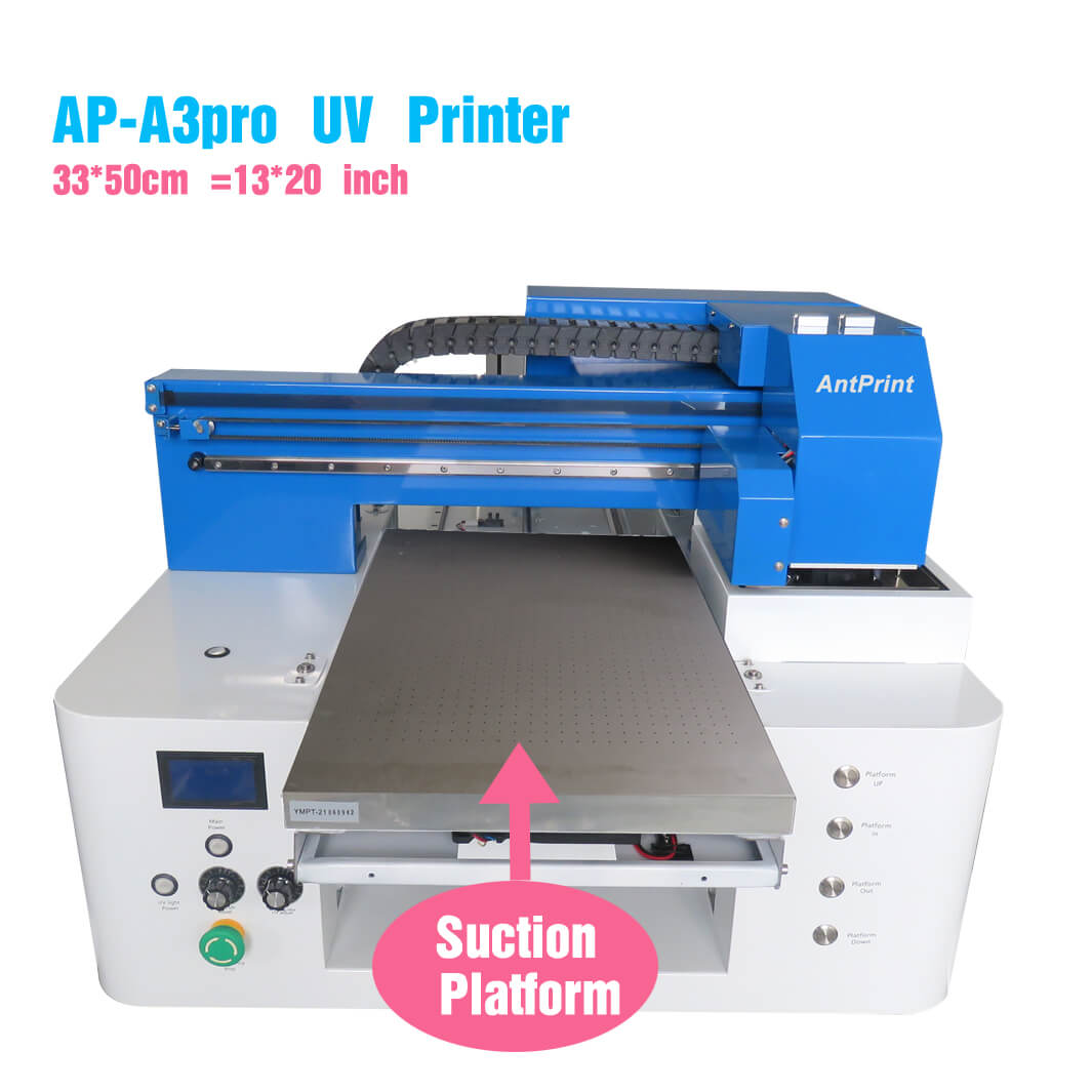 13‘’ Desktop A3 UV Printer On Glass Wood Acrylic Different Materials