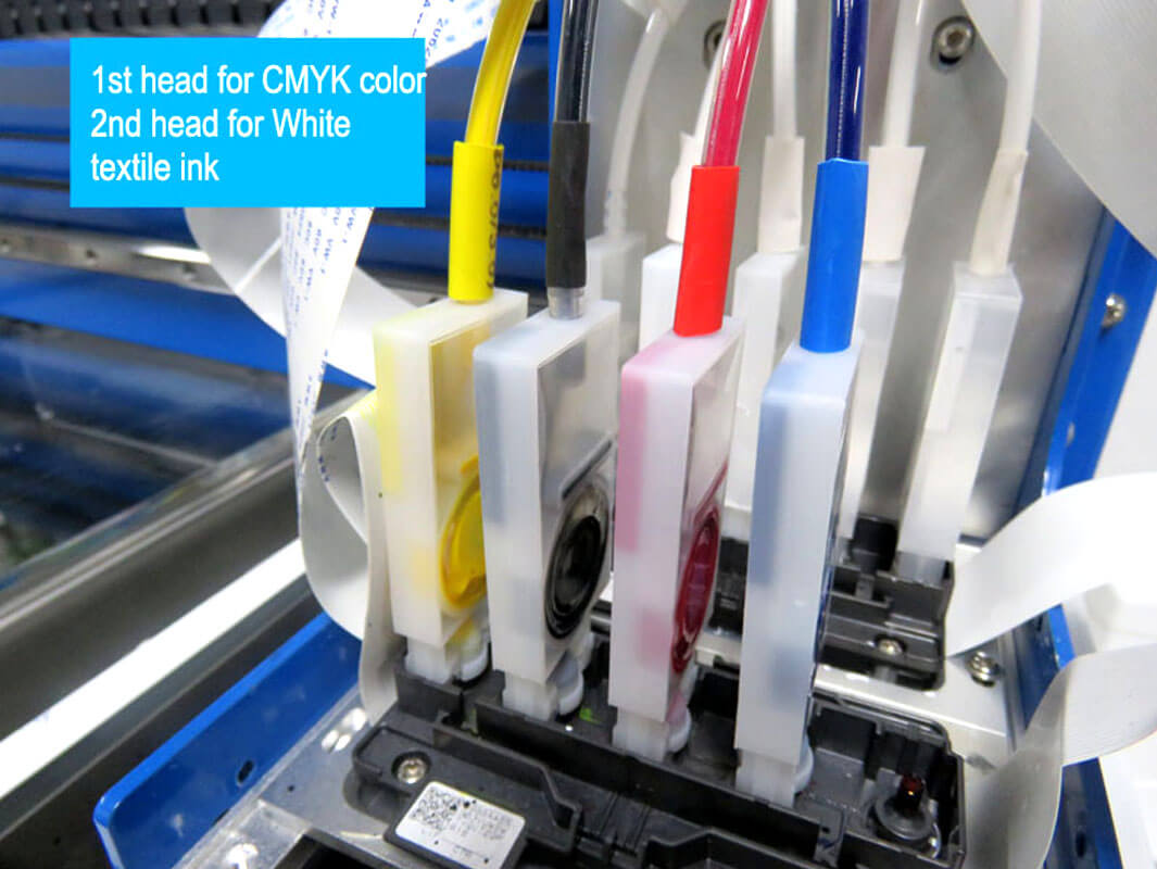 direct to garment printer with dural epson printer heads