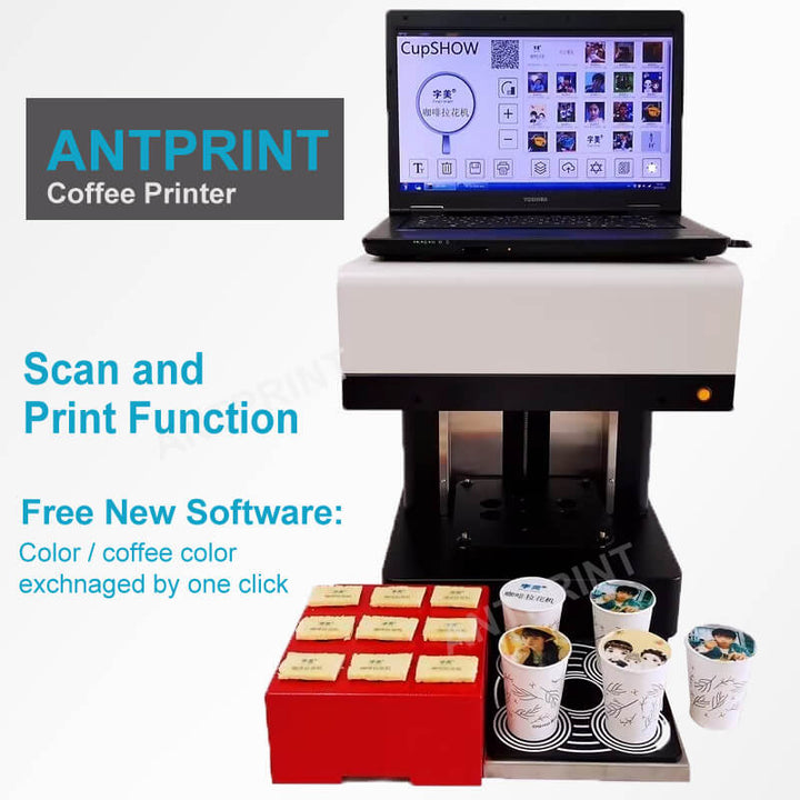 Coffee Printer Direct To Coffee Art Print Machine | Antprint