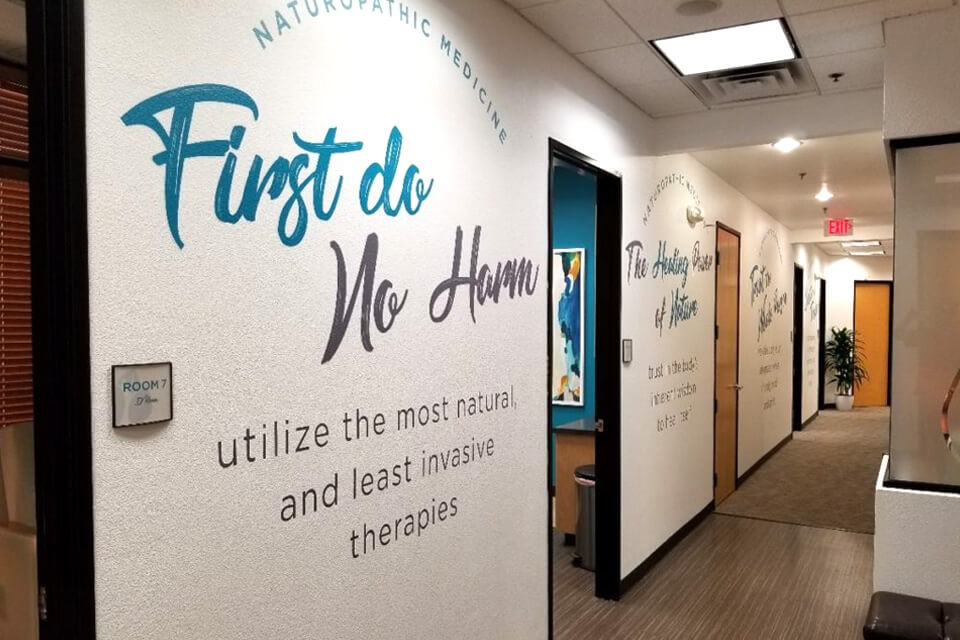 wall printing on the company culture wall