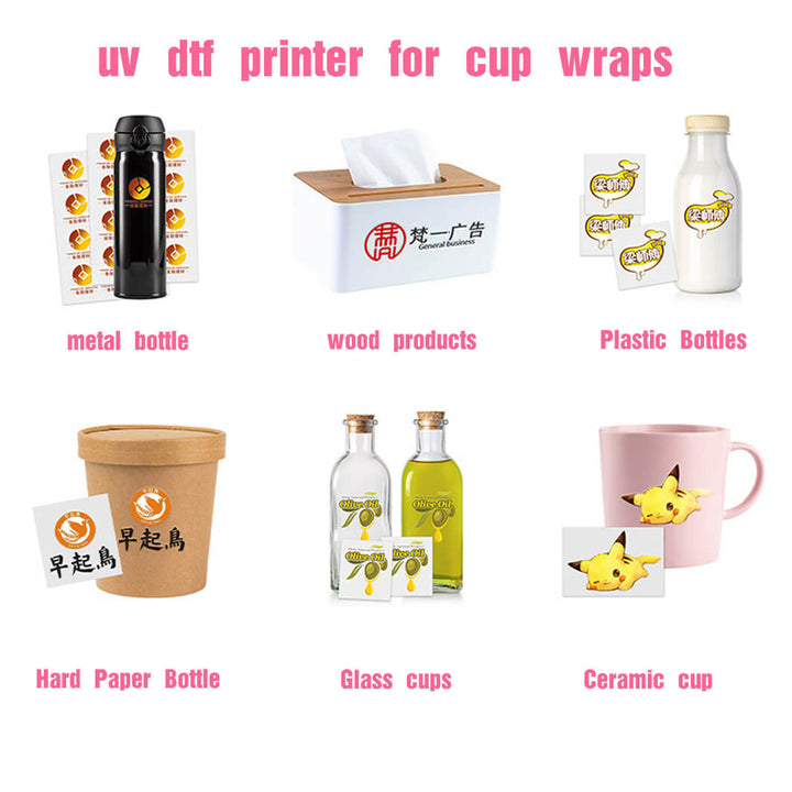 13'' Flatbed UV DTF Printer Price For Cup Wraps
