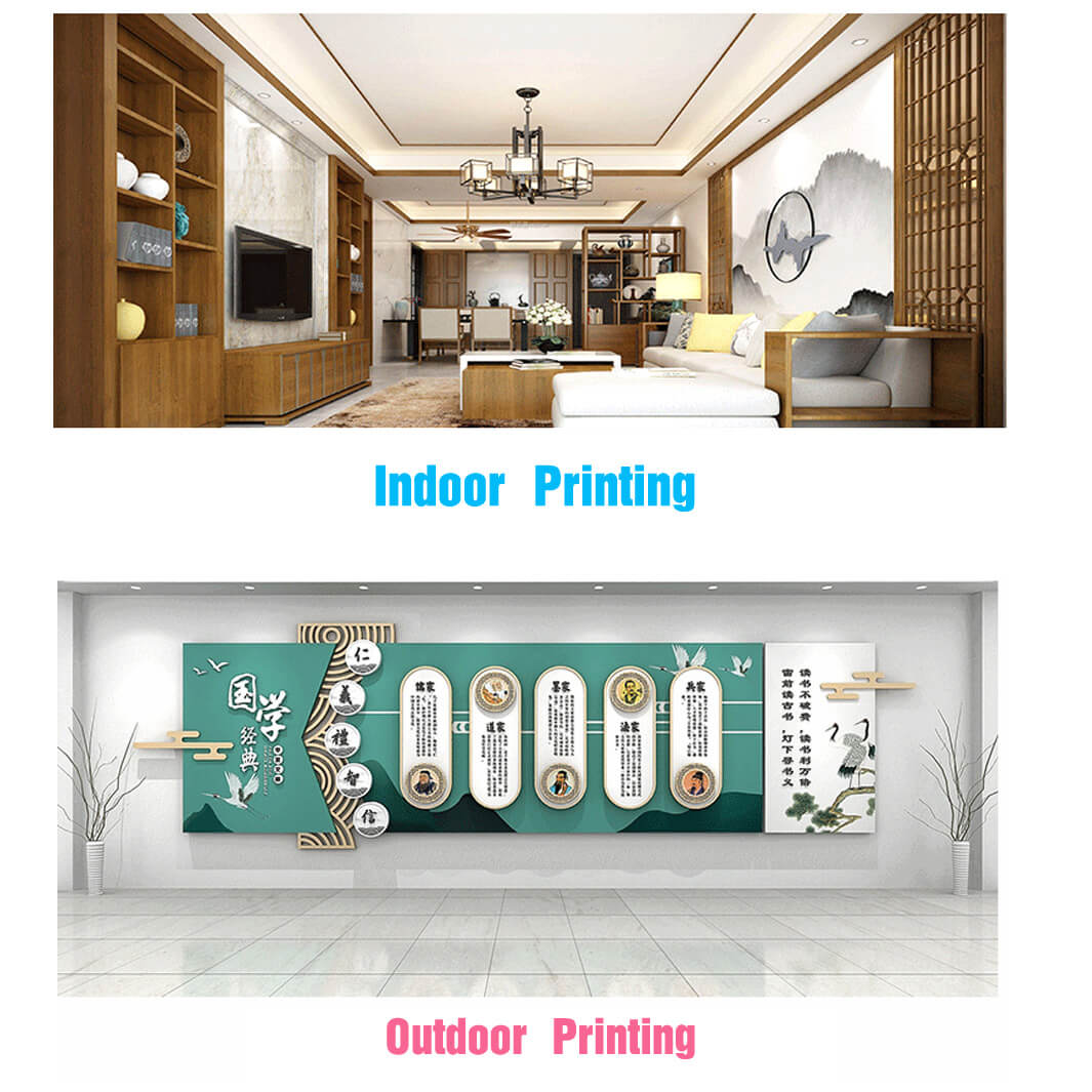 3D Vertical Mural Wall Printer Machine also Floor Printing | M Series